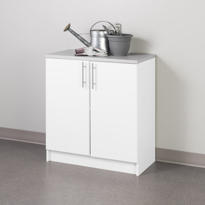 Armoire de plancher Elite de 32 po - blanche