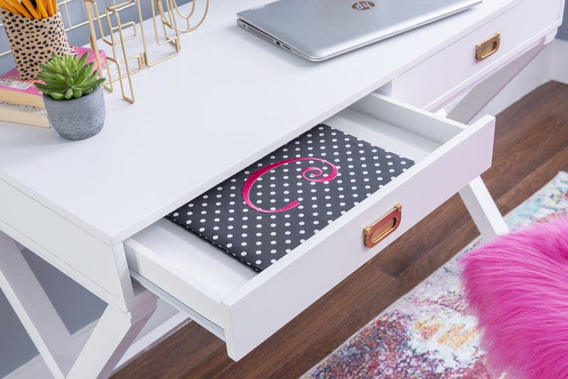 Bureau de travail Peggy - blanc