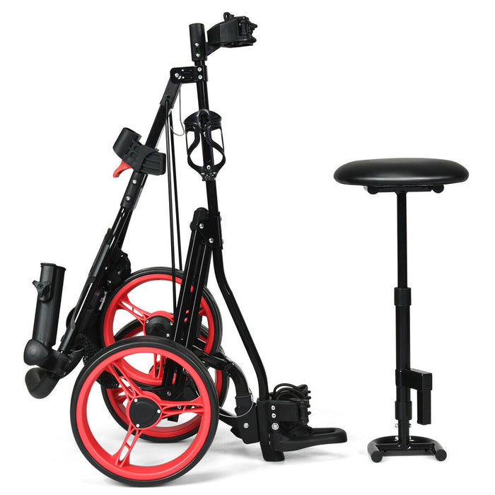 Chariot De Golf 3 Roues