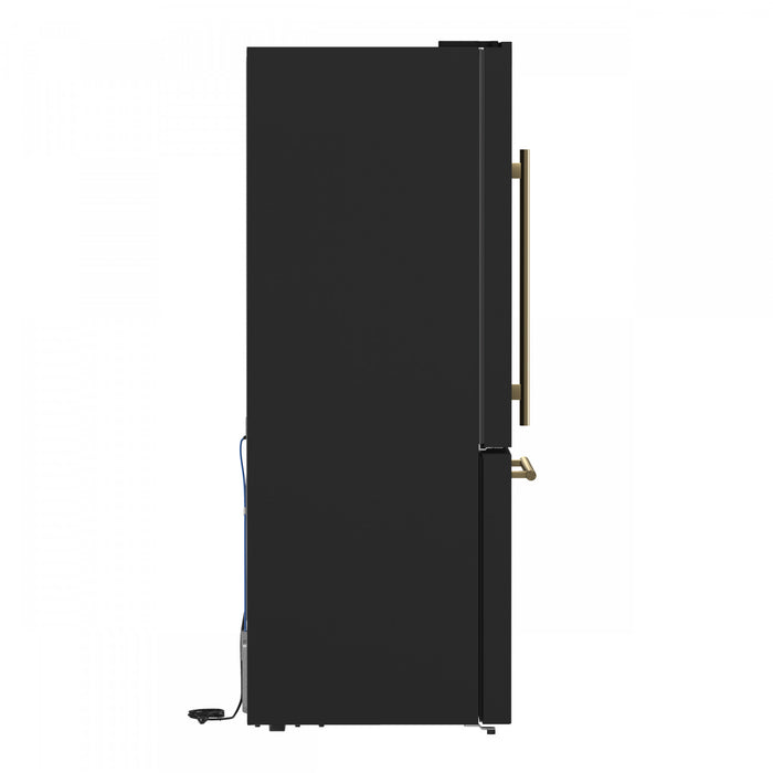Refrigerateur cote a cote Milano de 60 po, noir, 34,4 pi³ – FFFFD1787-60BLK