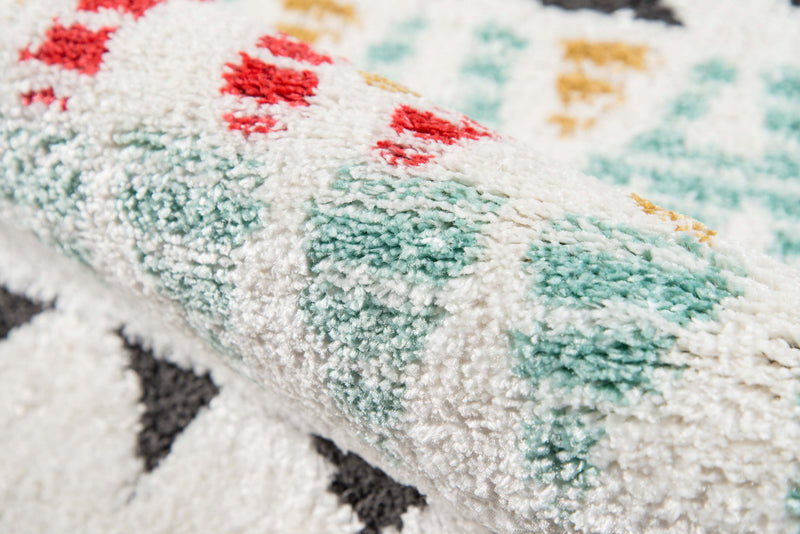 Tapis Contemporain Kaia 5'3\" x en Multi