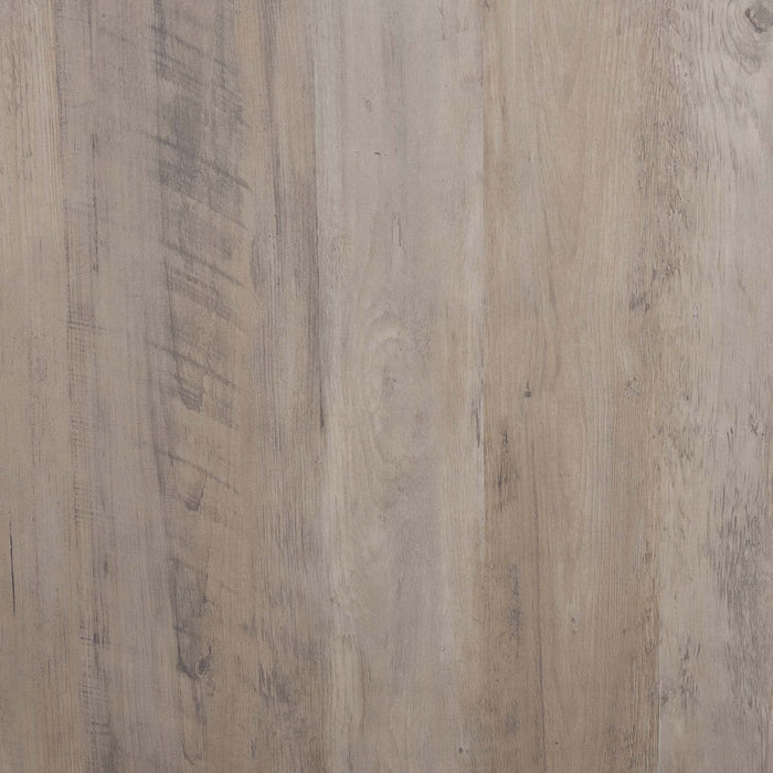 Table de nuit moderne Dumbo 20\" a cannelures, gris rustique (2 tiroirs)