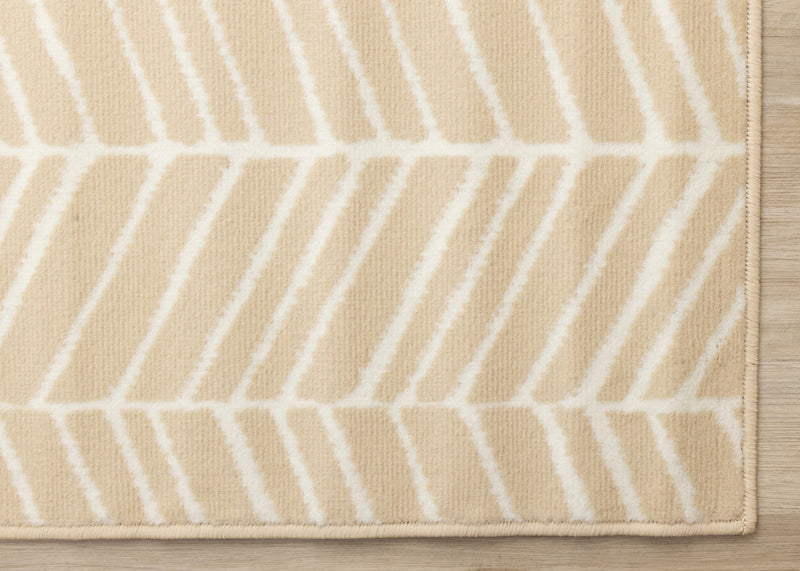 Carpette Florence à motif de chevrons pour l'intérieur - 4 pi 7 po x 6 pi 7 po
