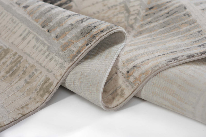 Tapis Contemporain Briar 2'2\" x 7'7\" en Gris