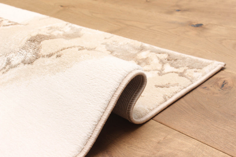 Tapis Contemporain/Moderne Dove 8'0\" x 10'0\" en Ivoire