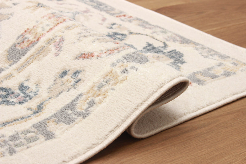 Carpette Rococo ivoire - 8 pi 0 po x 10 pi 0 po  