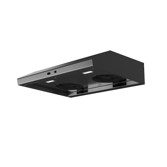 Hotte de cuisinière sous l’armoire Cyclone de Zephyr de 36 po - acier inoxydable noir - AK6536CBS