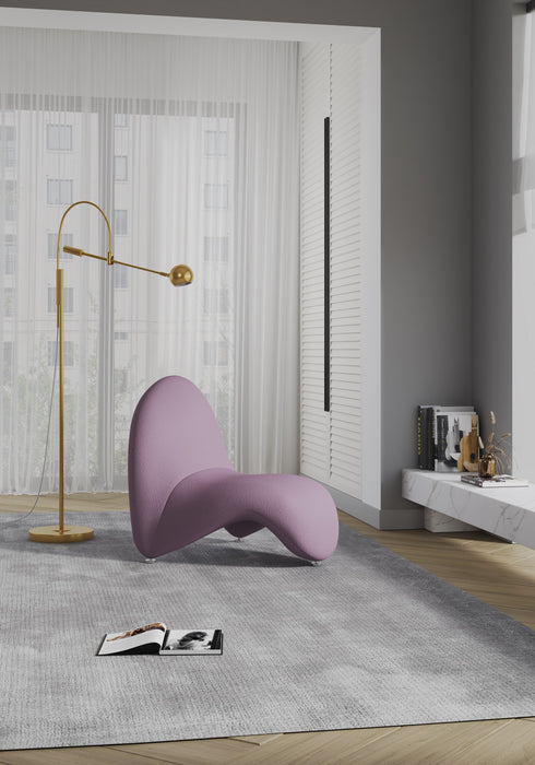 Fauteuil d’appoint Moma de Manhattan Comfort en mélange de laine - violet