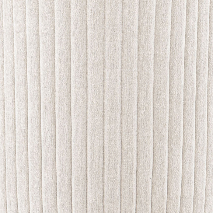 Fauteuil d’appoint pivotant moderne Leela de Manhattan Comfort en chenille - crème