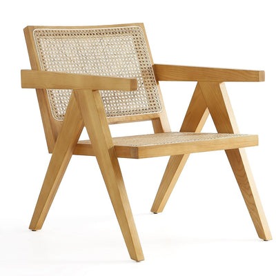 Manhattan Comfort Hamlet Accent Chair - Natural Cane|Chaise d’appoint Hamlet de Manhattan Comfort - canne naturel