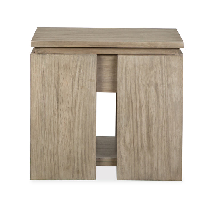 Table de bout Addams de 22 po avec rangement - gris Stone Harbor