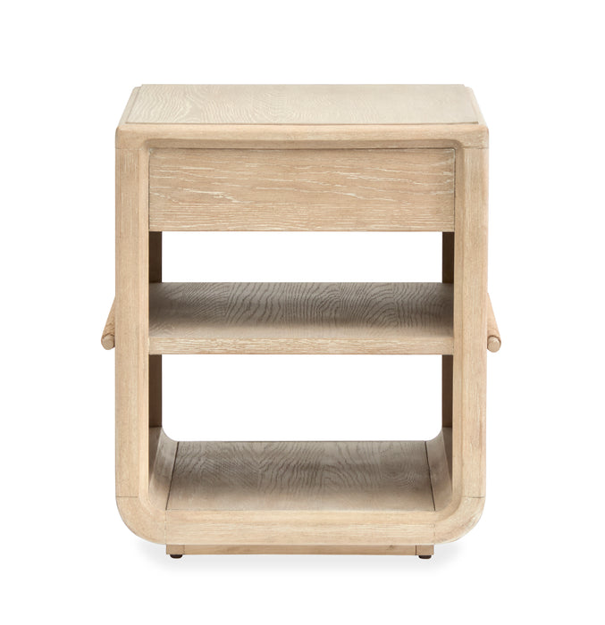 Table de bout Adelaide de 22 po avec rangement - brun Sanibel