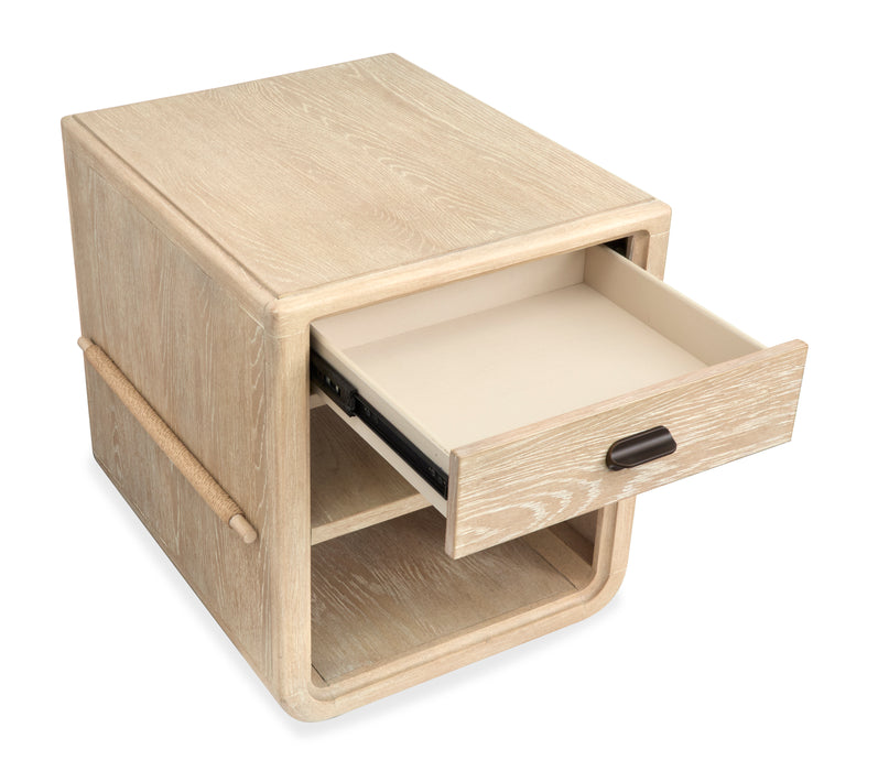 Table de bout Adelaide de 22 po avec rangement - brun Sanibel