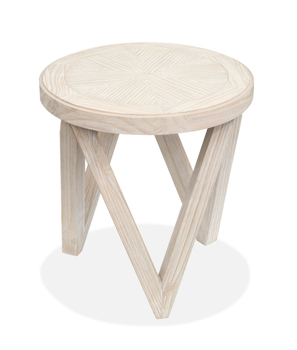 Table de bout Albion de 22 po - crème de coco
