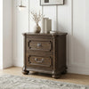 Ambrose Bedside 2-Drawer Nightstand, 28"W x 29"H – Brown | Table de nuit Ambrose de 28 po (L) x 29 po (H) à 2 tiroirs - brune