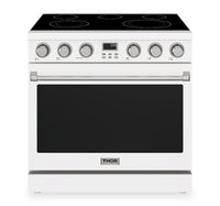  Cuisinière électrique Thor Kitchen de 6,0 pi³ et de 36 po - blanche - ARE36W