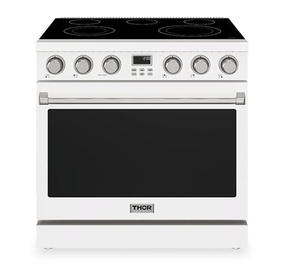 Thor Kitchen 36” 6.0 Cu. Ft. Electric Range - White - ARE36W | Cuisinière électrique Thor Kitchen de 6,0 pi³ et de 36 po - blanche - ARE36W