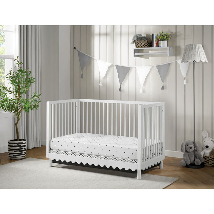 Lit de bébé convertible Aubrey - blanc