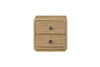 Austin Bedside 2-Drawer Nightstand, 26"W x 26"H - Natural Oak Brown | Table de nuit Austin de 26 po (L) x 26 po (H) à 2 tiroirs - brun chêne naturel