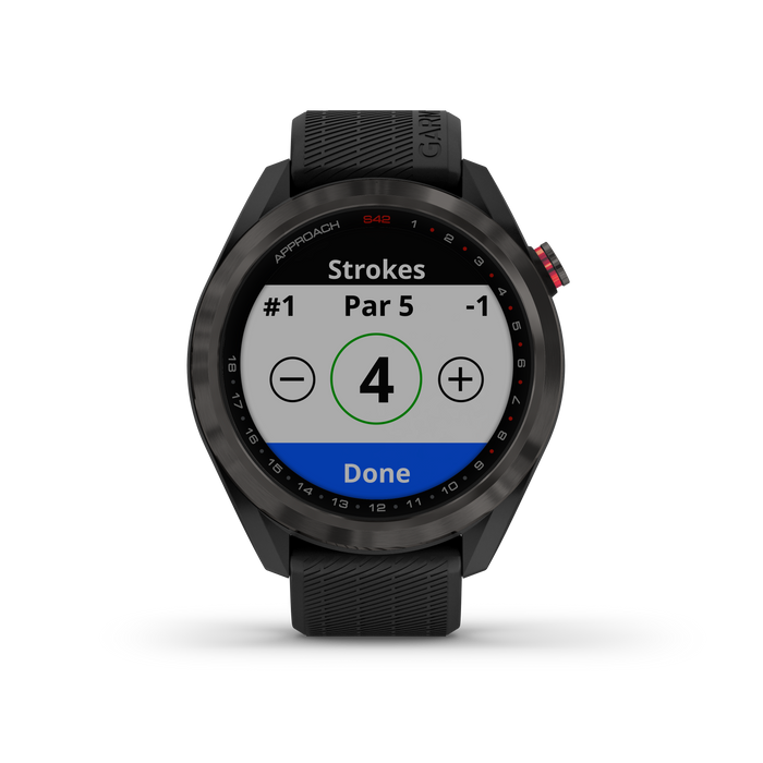 Garmin Approach® S42 Montre De Golf Gps Intelligente - Suivi De Fitness Avec Support Multi-gnss - Gunmetal