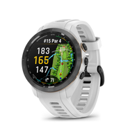 Garmin Approach® S70 Montre Gps De Golf - Suivi Sportif Et De Sante Avec Bracelet En Silicone Blanc