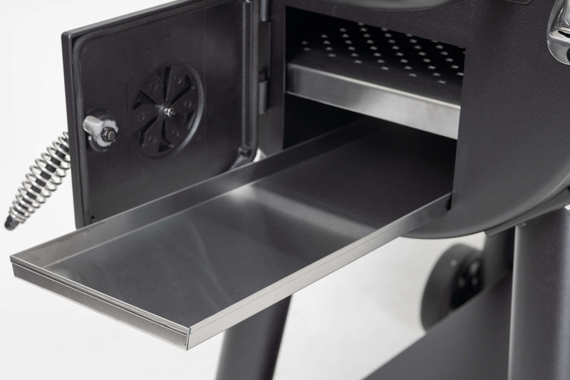 Broil King Regal Charbon Offset 400 Grill charbon et fumoir decale en noir