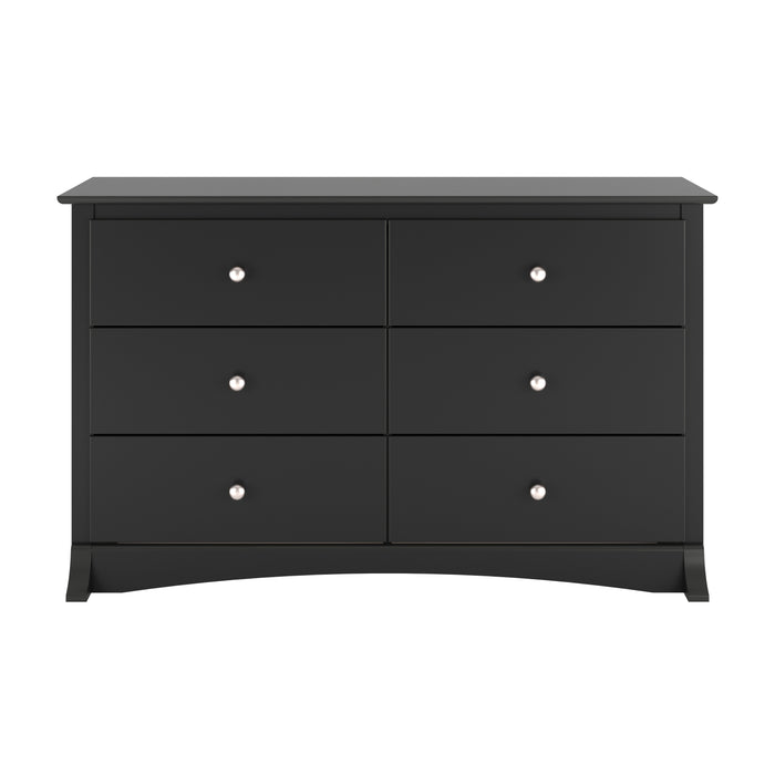 Commode Jade à 6 tiroirs pour enfants - noire