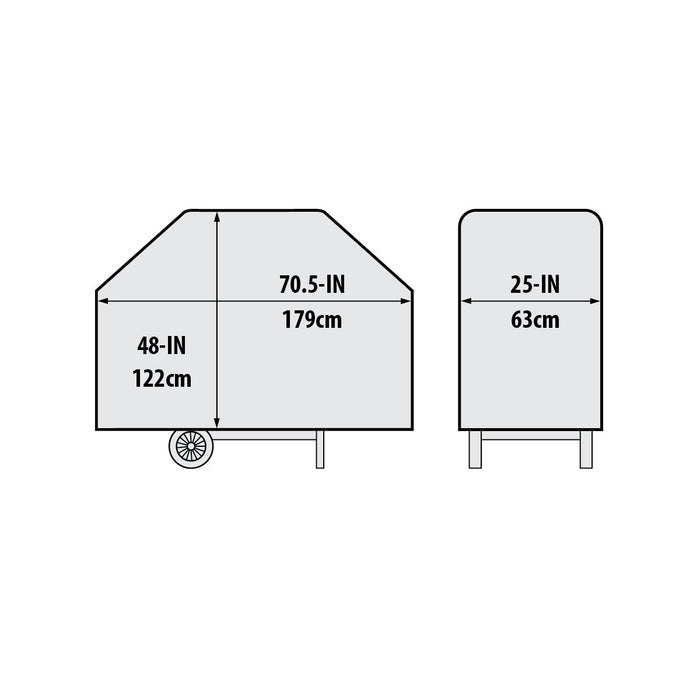 Housse de gril Broil King de 70,5 po - Premium - séries ImperialMC et RegalMC 500 - 68492