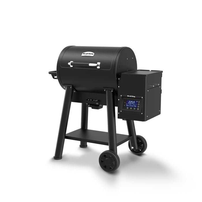 Gril à granules CrownMC Pellet 400 noir de 640 po2 de Broil King - 493051