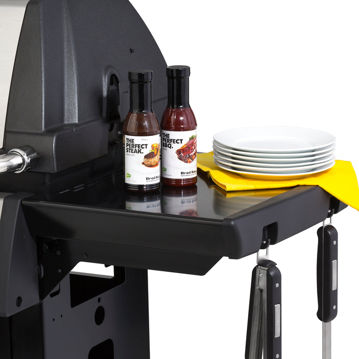 Gril à gaz naturel MonarchMC 320 en acier inoxydable et noir de Broil King - 834257