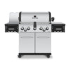 Gril à gaz propane RegalMC S 590 PRO IR de Broil King avec brûleur latéral à infrarouge et brûleur arrière de rôtisserie - 958944