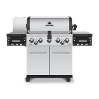 Gril à gaz propane RegalMC S 590 PRO IR de Broil King avec brûleur latéral à infrarouge et brûleur arrière de rôtisserie - 958944