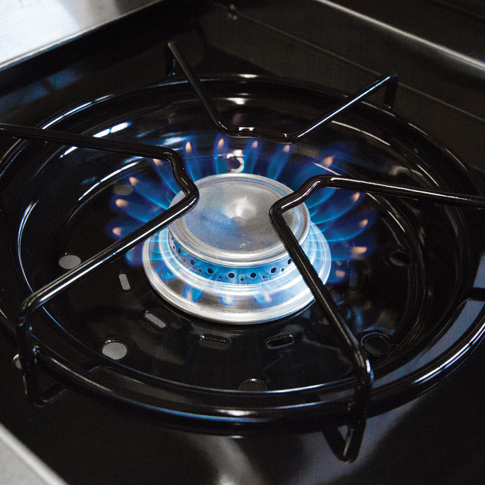 Gril à gaz naturel CrownMC S 440 en acier inoxydable de Broil King avec brûleur latéral - 865367