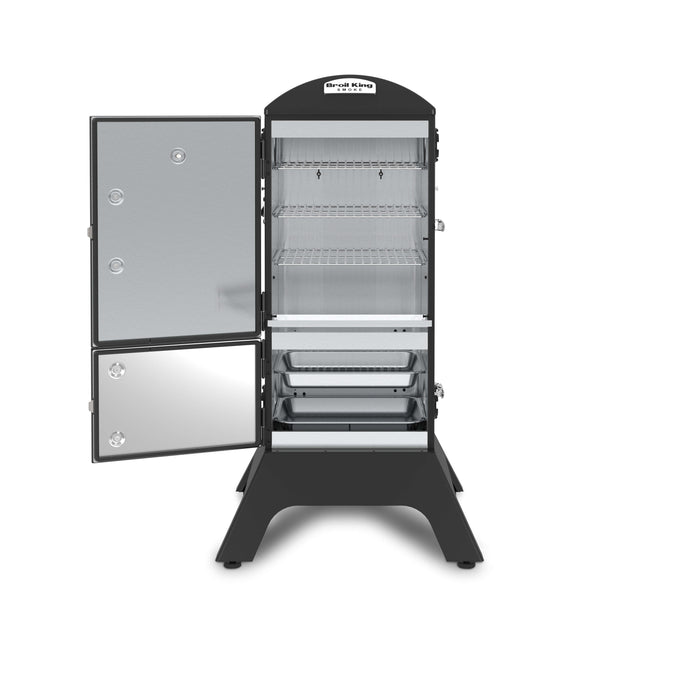 Broil King Vertical Fumoir a charbon dans armoire noire