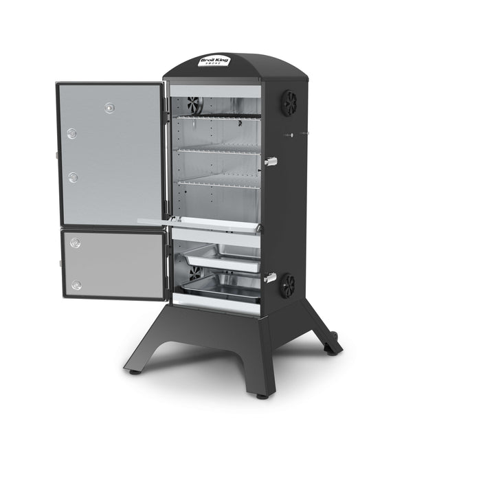 Broil King Vertical Fumoir a charbon dans armoire noire