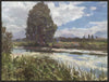 Summer River Framed Canvas Art – 31" x 41" | Œuvre d’art encadrée « Summer River » sur toile - 31 po x 41 po