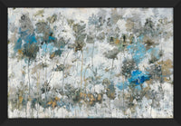 Œuvre d’art en stuc encadrée « Florals » - 27,25 po x 39,25 po