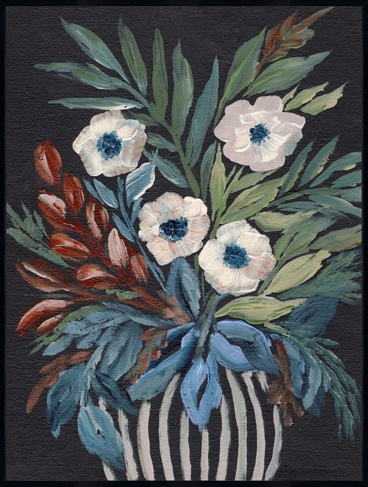 Œuvre d’art encadrée « Colorful Vase » sur toile - 31 po x 41 po