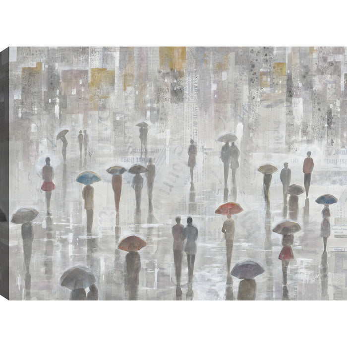Œuvre d’art murale « Rainy Day » sur toile - 30 po x 40 po