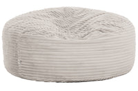 Fauteuil poire Bala de Sealy en velours côtelé avec mousse à haute densité - taupe