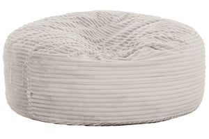 Fauteuil poire Bala de Sealy en velours côtelé avec mousse à haute densité - taupe