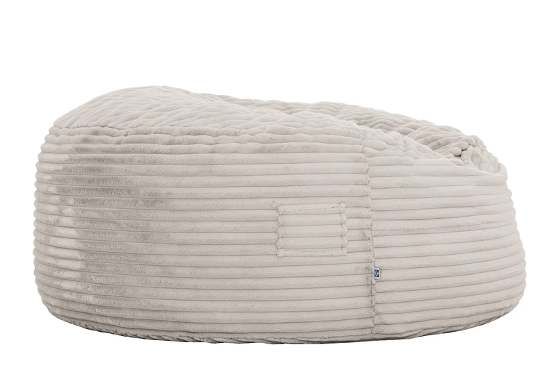 Fauteuil poire Bala de Sealy en velours côtelé avec mousse à haute densité - taupe