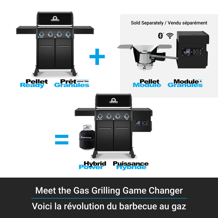 Broil King Baron 420 Pro Shadow 4-bruleurs 40 000 BTU Barbecue a gaz naturel - 674117