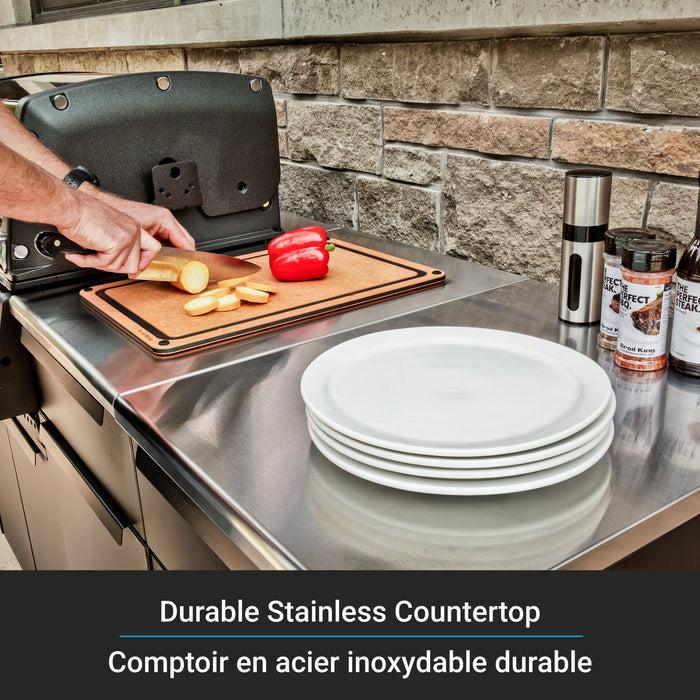 Broil King Baron 420i Shadow 4-bruleurs 40 000 BTU Barbecue a gaz naturel encastre - 875817