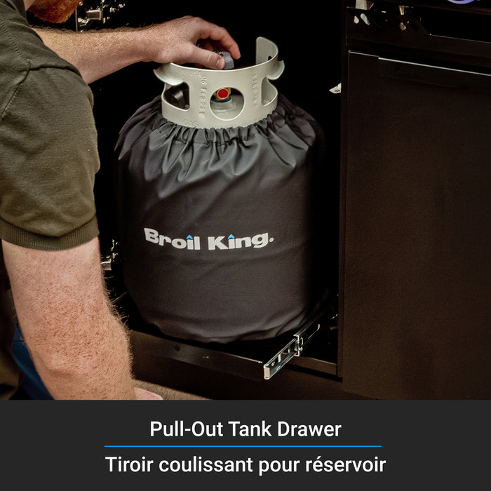 Broil King Baron 420i Shadow 4-bruleurs 40 000 BTU Barbecue a gaz propane encastre - 875814