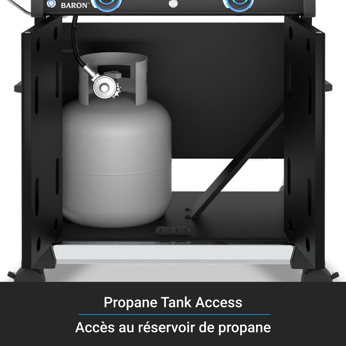 Broil King Baron 490 Pro Shadow 4-bruleurs 40 000 BTU Barbecue a gaz propane - 674144