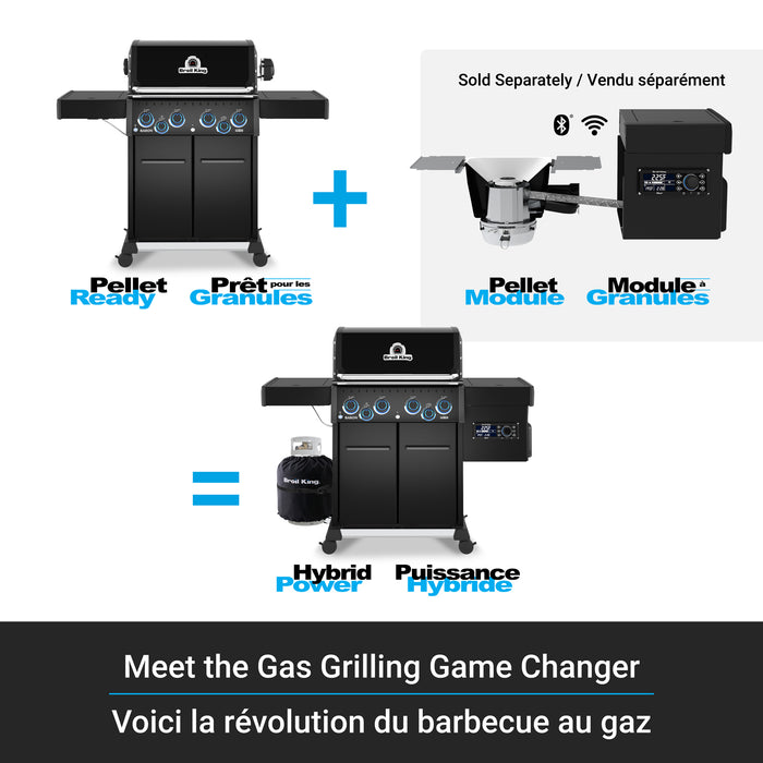 Broil King Baron 490 Pro Shadow 4-bruleurs 40 000 BTU Barbecue a gaz propane - 674144