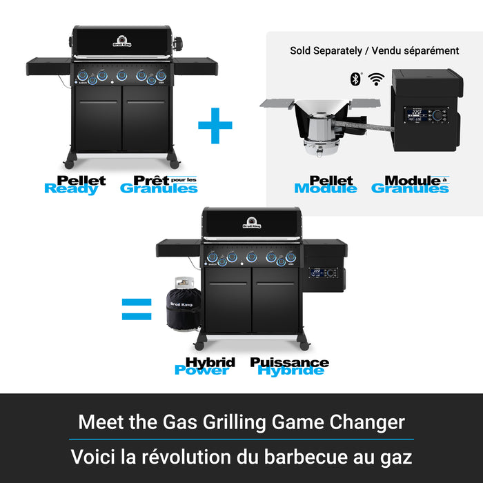 Broil King Baron 590 Pro Shadow 5-bruleurs 45 000 BTU Barbecue a gaz propane - 675144
