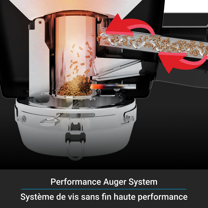 Ensemble de conversion pour module aux granules Baron pour barbecue a 4 bruleurs, noir