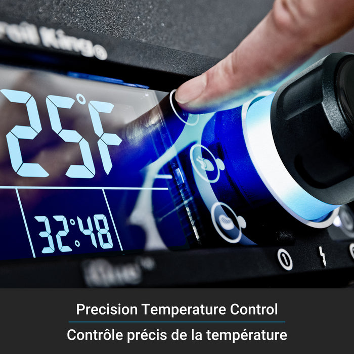 Ensemble de conversion pour module aux granules Baron pour barbecue a 4 bruleurs, noir